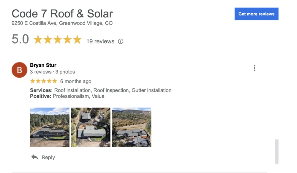 Slide of Code 7 Roof and Solar