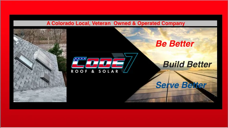 Slide of Code 7 Roof and Solar