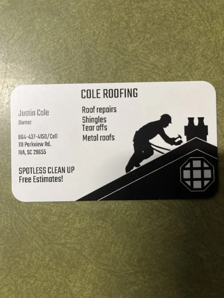 Slide of Cole Roofing