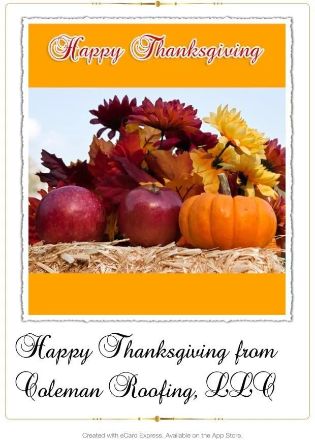 Slide of Coleman Roofing