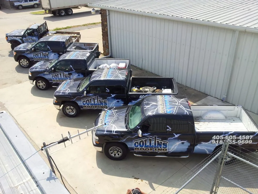 Slide of Collins Roofing