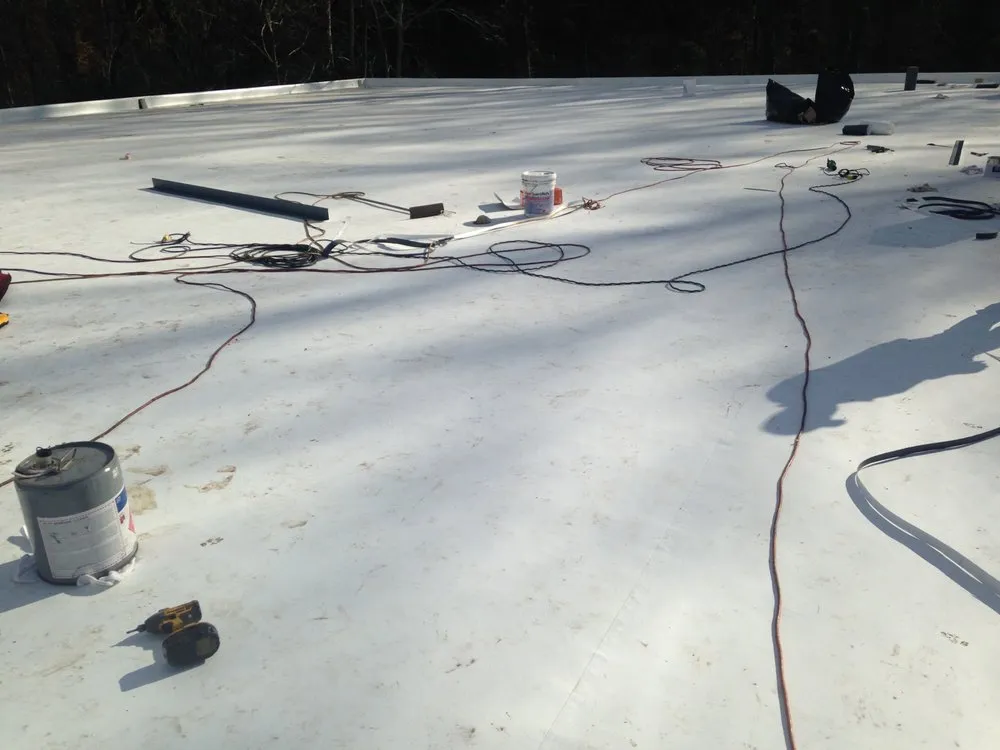Professional metal roofing installation after storm damage in Manquin, VA by Colonial Roofing of Virginia