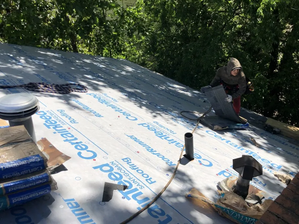 Slide of Colony Roofers