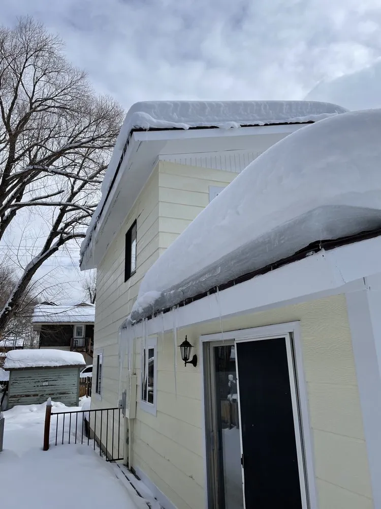 Slide of Colorado Ice Dam Removal
