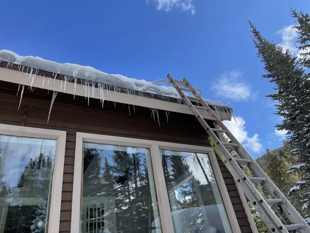 Slide of Colorado Ice Dam Removal