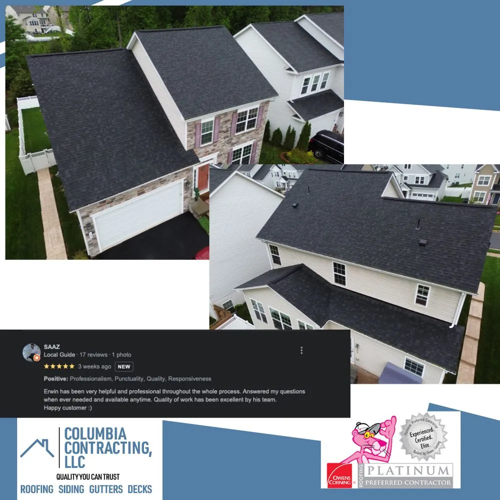 Slide of Columbia Contracting