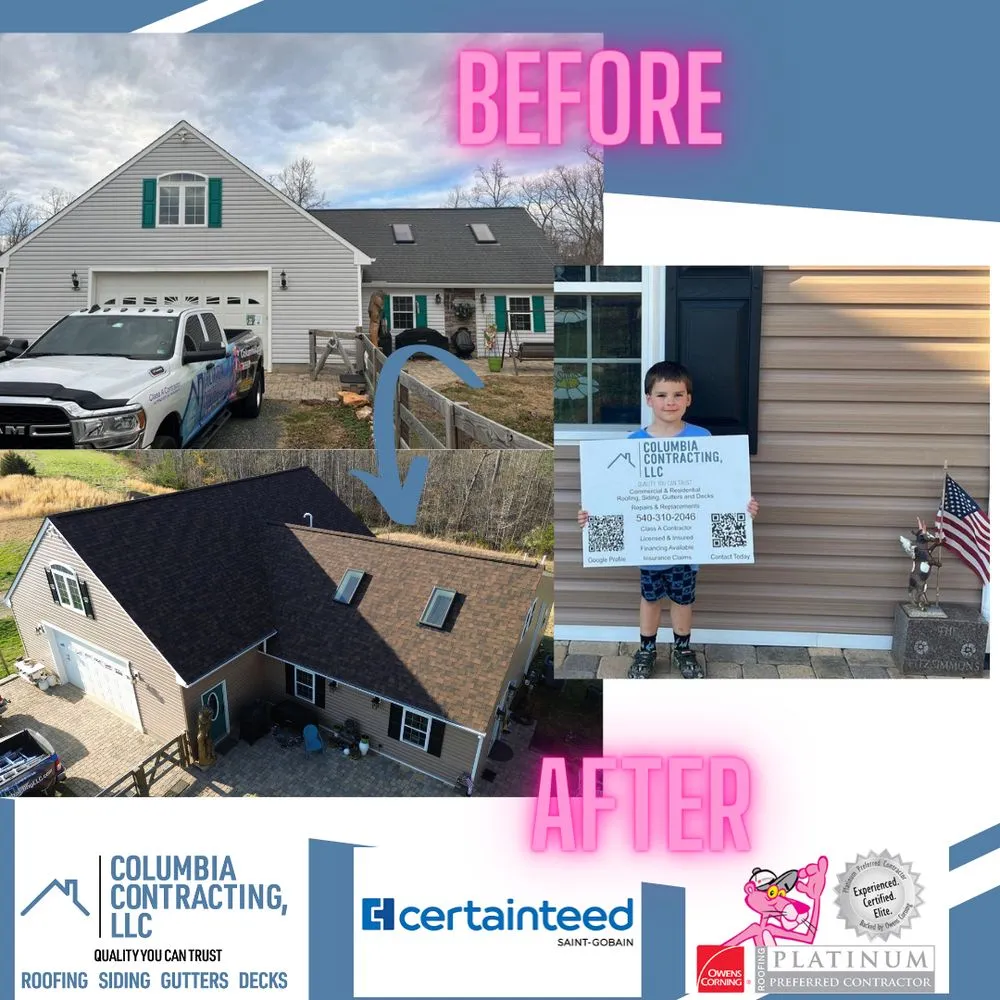 Slide of Columbia Contracting