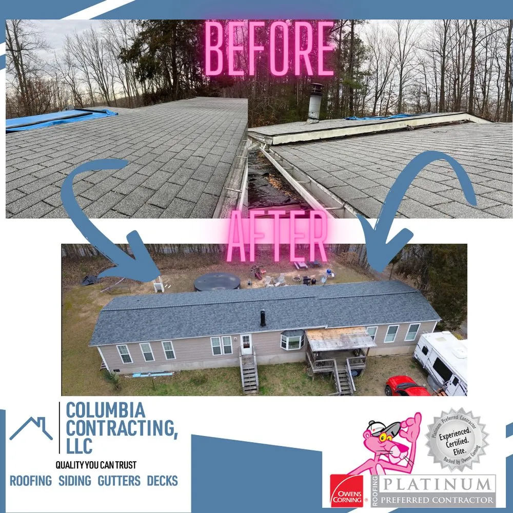 Slide of Columbia Contracting