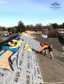 Slide of Columbia Roofing