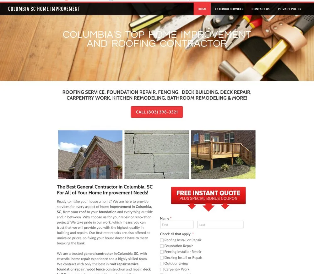 Slide of Columbia SC Home Improvement