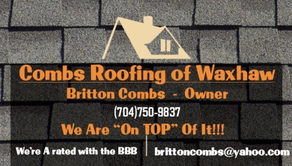 Slide of Combs Roofing of Waxhaw