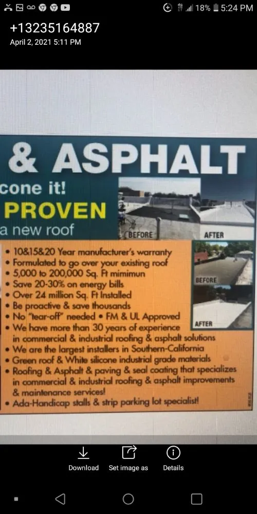 Slide of Commercial and Industrial Roofing & Asphalt