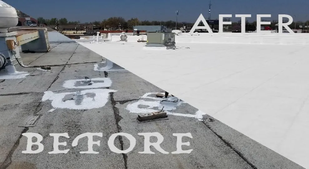 Slide of Commercial Coatings Roofing & Restoration