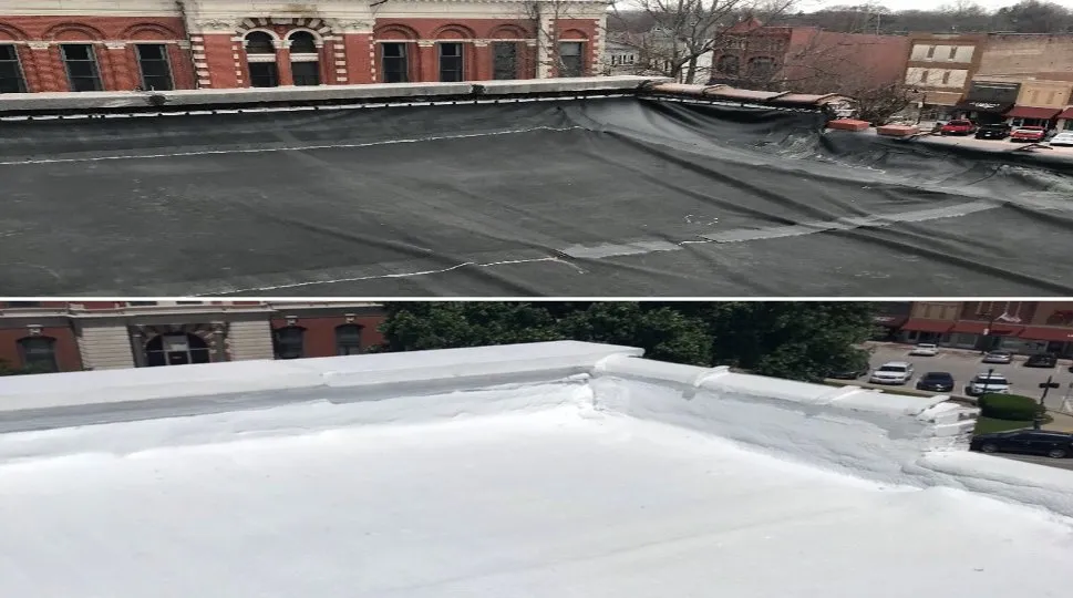 Slide of Commercial Coatings Roofing & Restoration