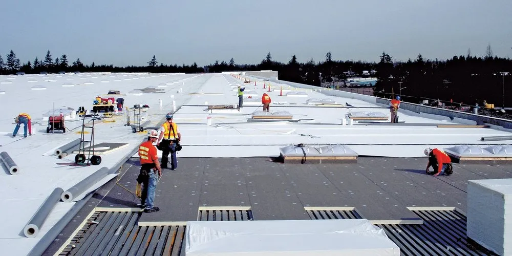 Slide of Commercial Flat Roof Company