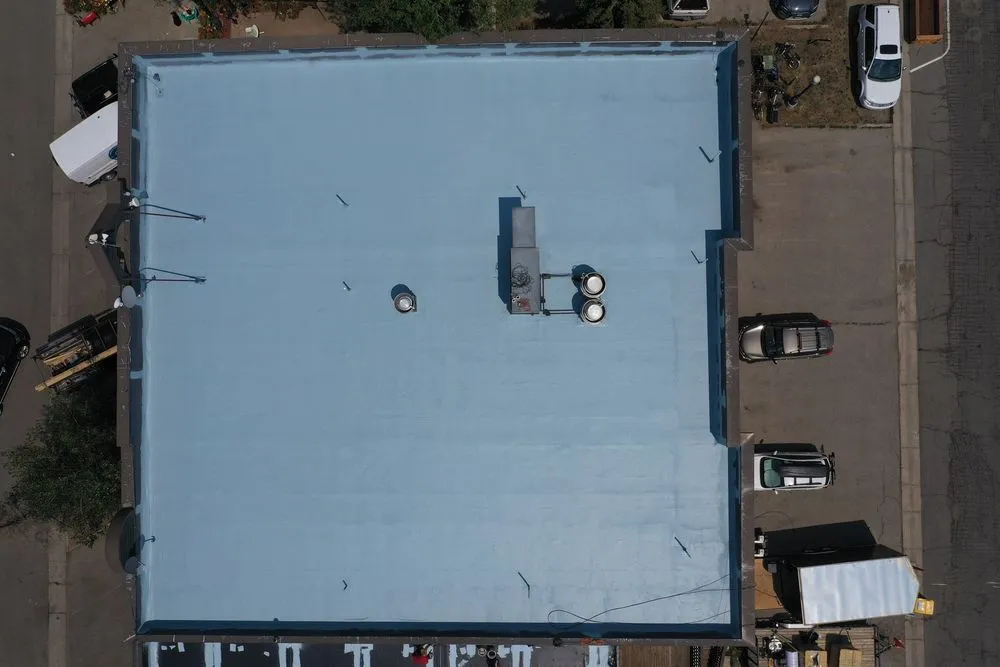 Slide of Commercial Roofing Restoration