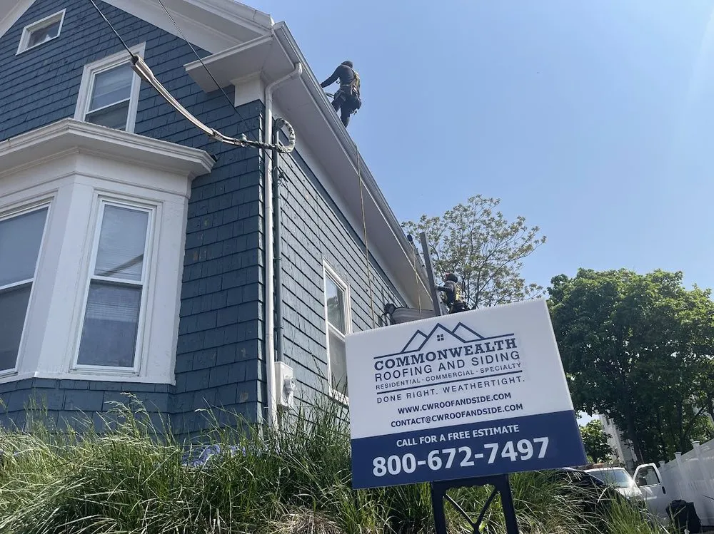 Slide of Commonwealth Roofing and Siding