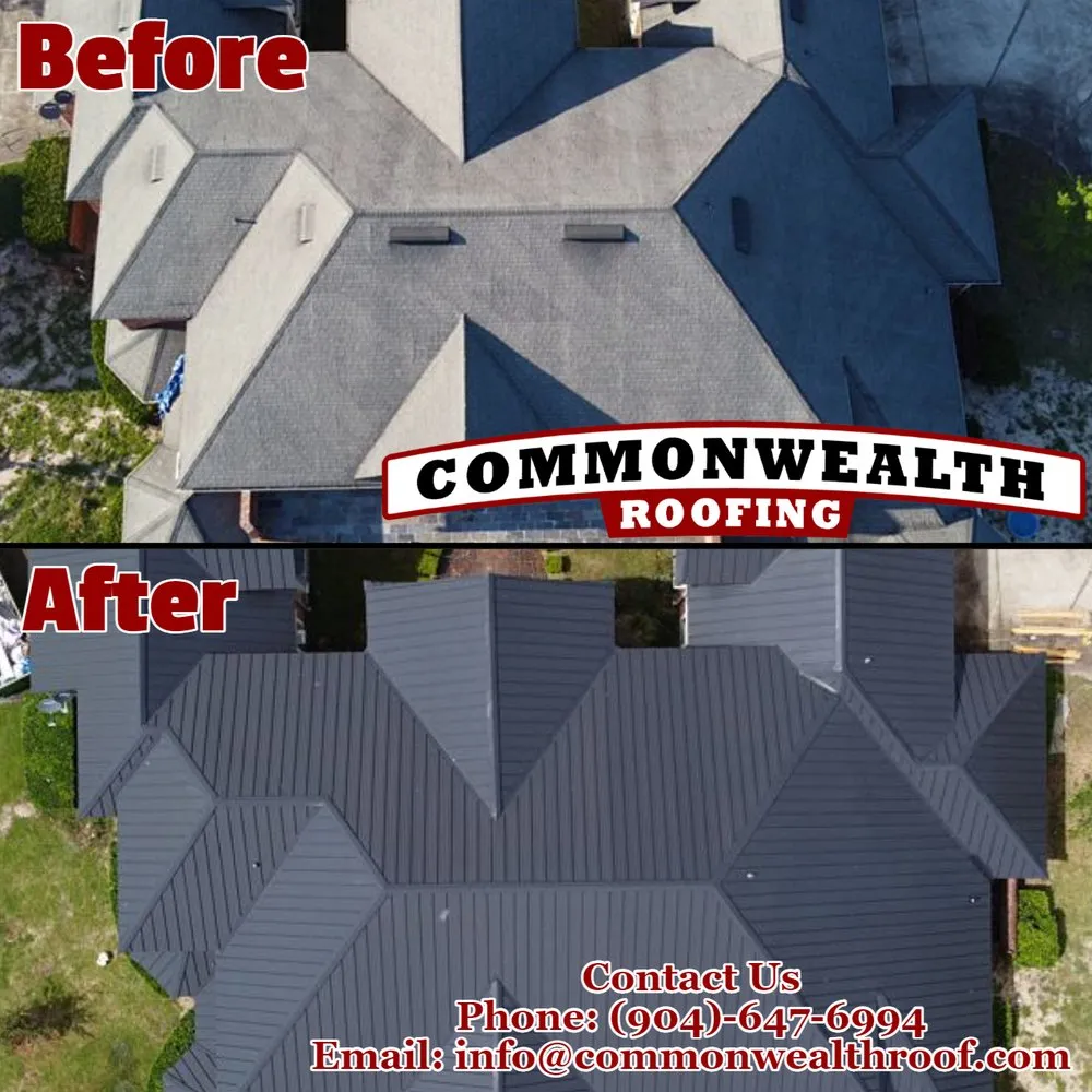 Slide of Commonwealth Roofing