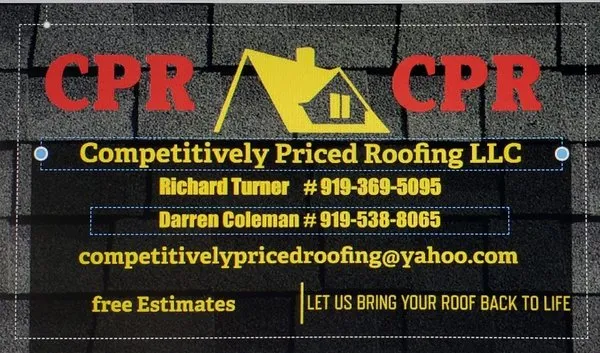 Competitively Priced Roofing Logo