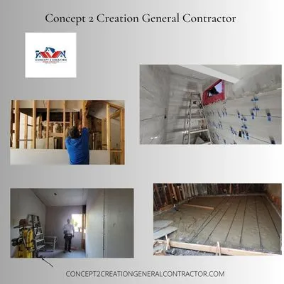 Concept 2 Creation General Contractor Logo