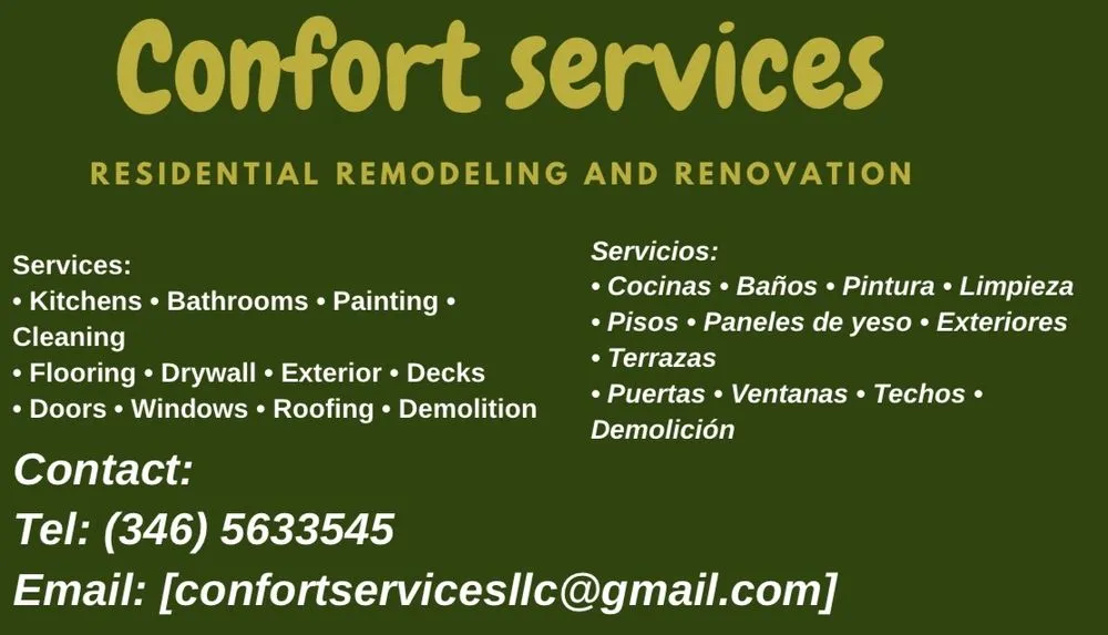 Slide of Confort Services