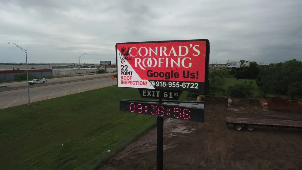 Slide of Conrad's Roofing