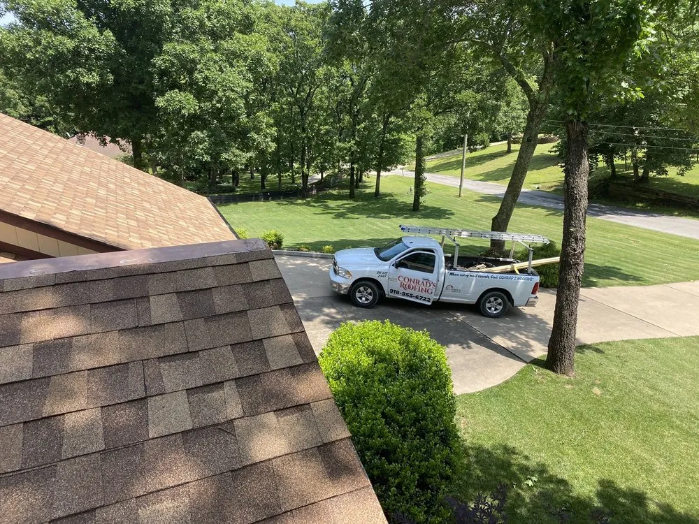 Slide of Conrad's Roofing