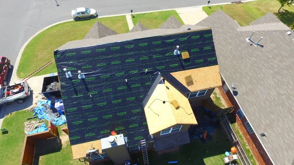 Slide of Conrad's Roofing