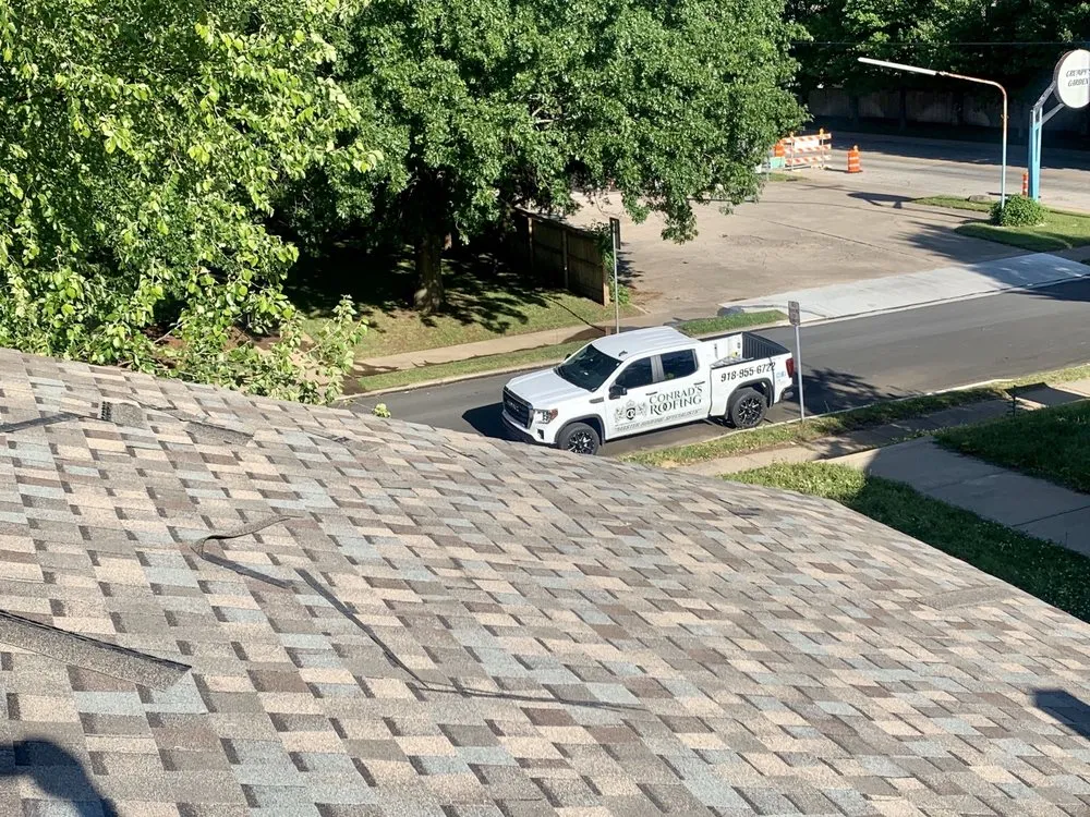 Slide of Conrad's Roofing
