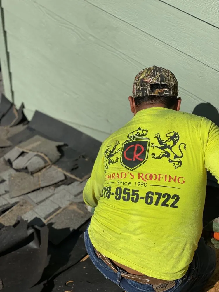 Slide of Conrad's Roofing