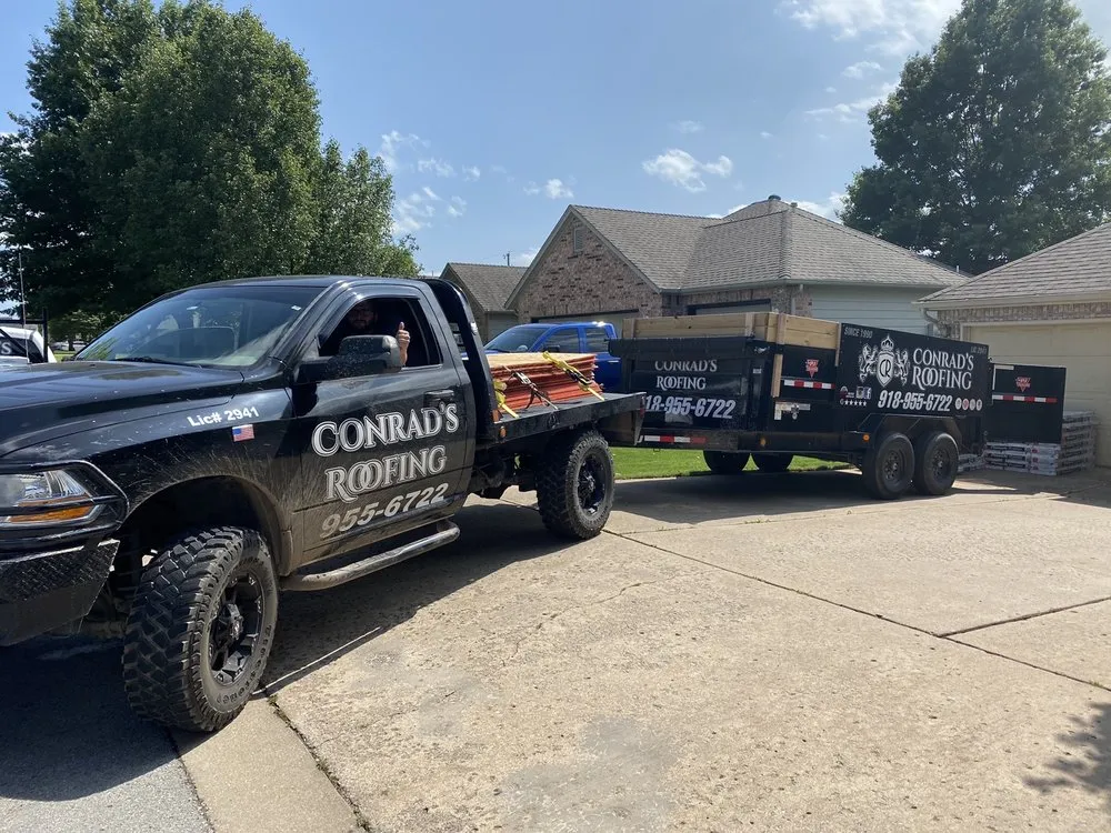 Slide of Conrad's Roofing