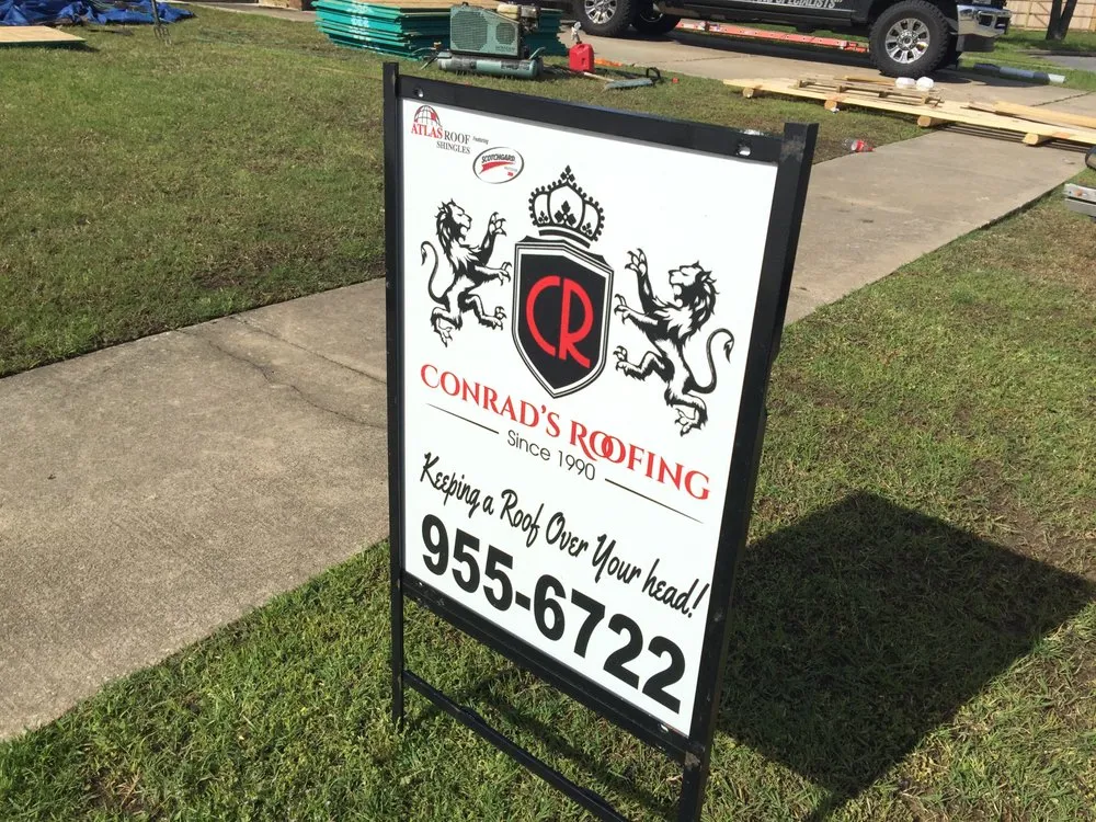 Slide of Conrad's Roofing