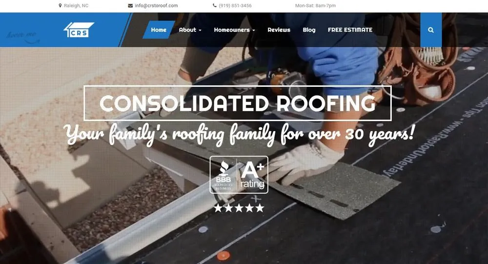 Slide of Consolidated Roofing Systems