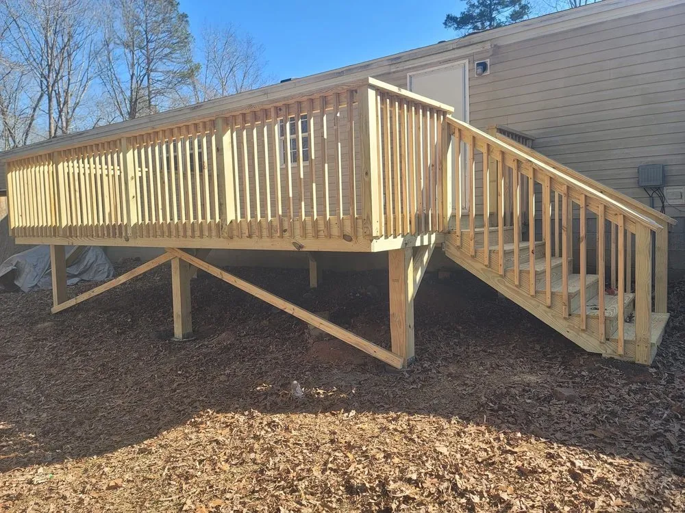 Slide of Construction of Deck & Porch