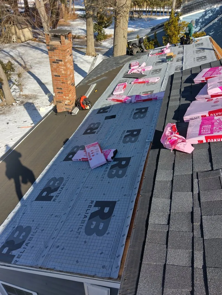 Slide of Construction the Roofing & Siding