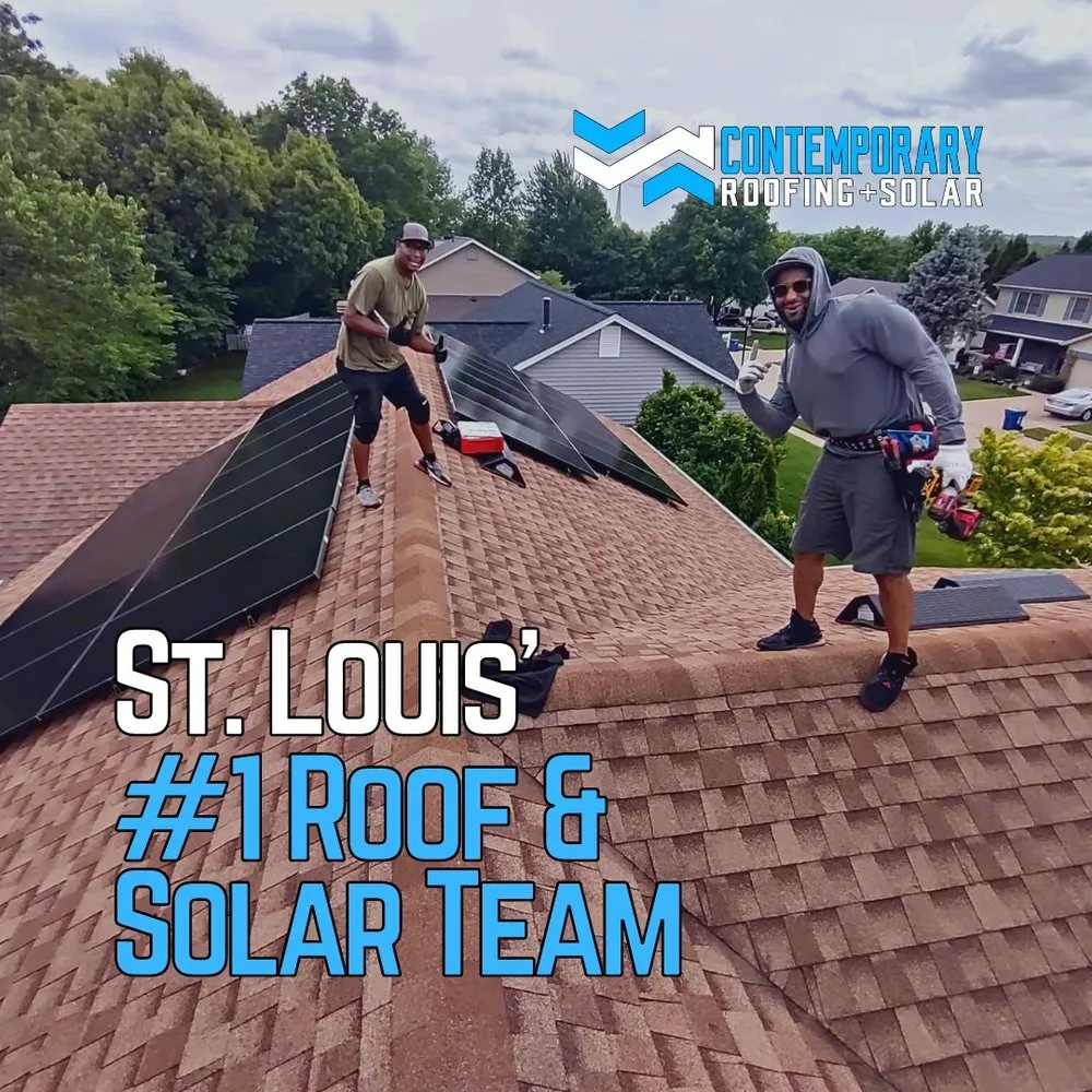 Local metal roofing installation in St. Peters, MO by Contemporary Solar