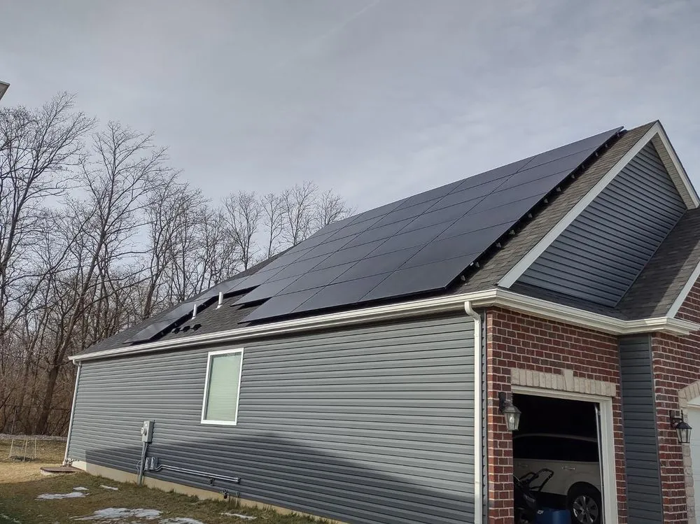 Emergency storm damage roof repair in St. Peters, MO by Contemporary Solar