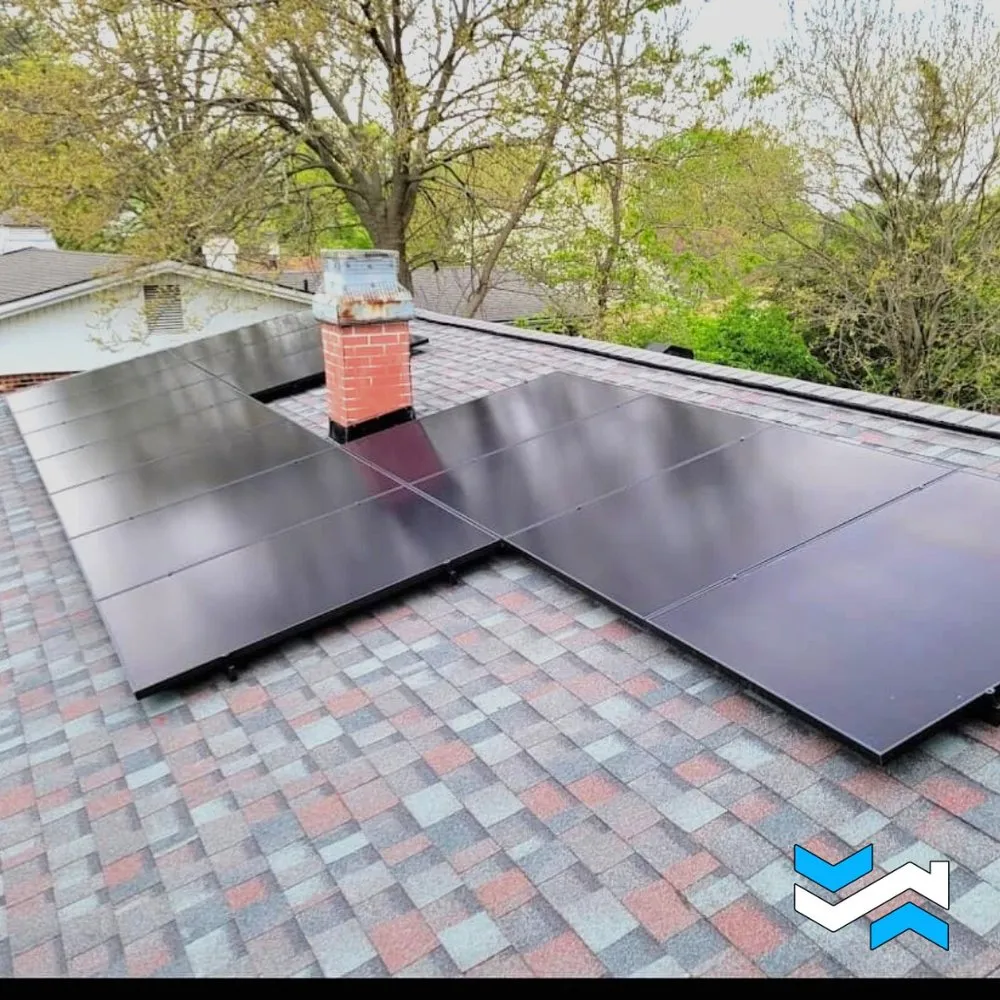 Emergency storm damage roof repair in St. Peters, MO by Contemporary Solar