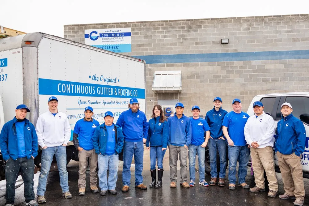 Slide of Continuous Gutter & Roofing