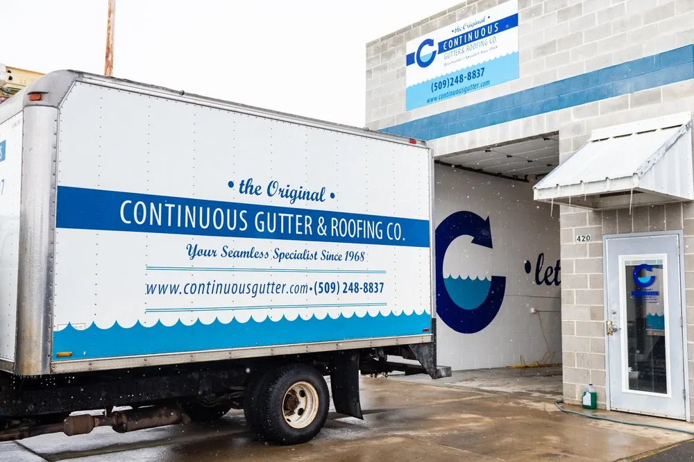 Slide of Continuous Gutter & Roofing