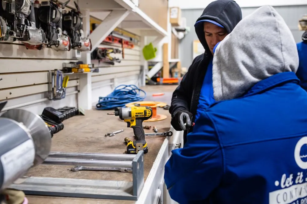 Slide of Continuous Gutter & Roofing