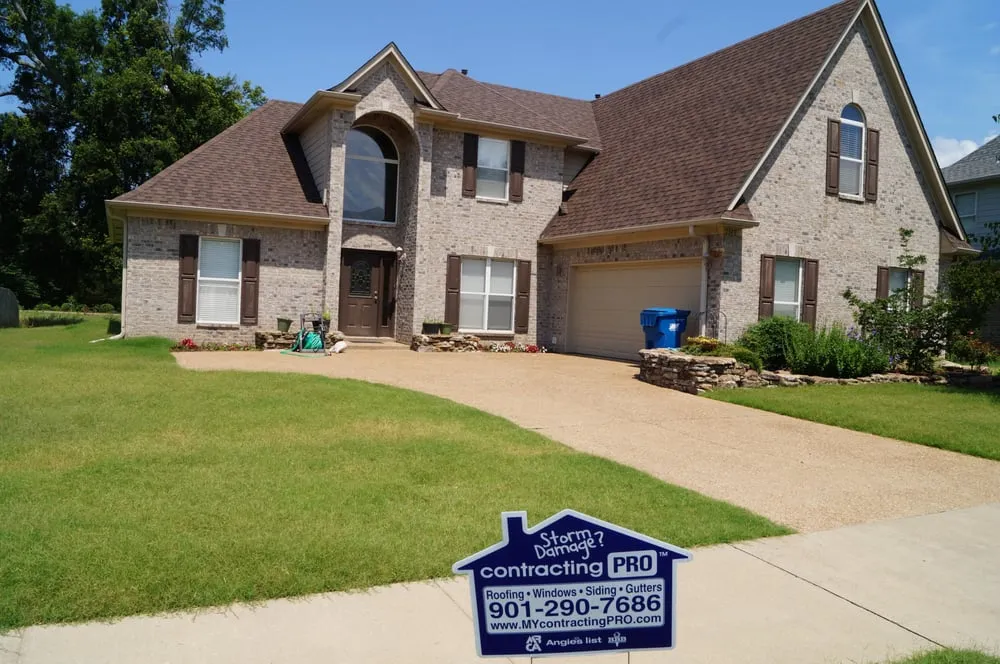 Professional residential roofing service for fast service in Cordova, TN by Contracting PRO