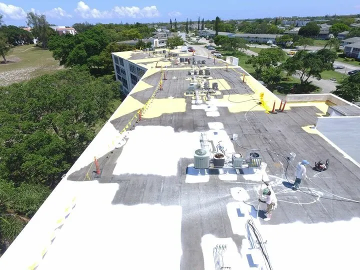 Slide of Cool Roof Foam and Coatings