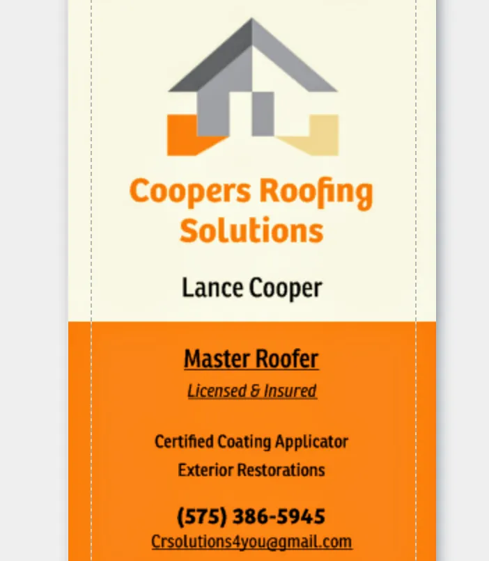 Slide of Coopers Roofing Solutions