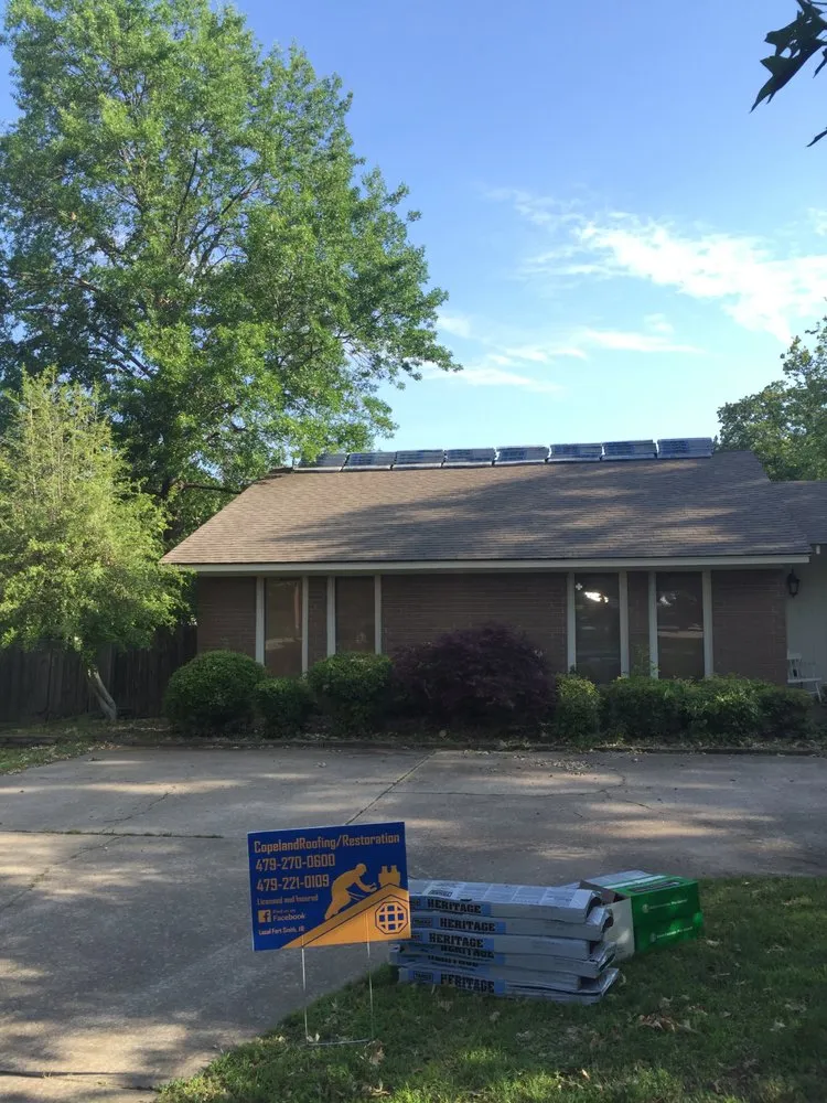 Slide of Copeland Roofing Restoration