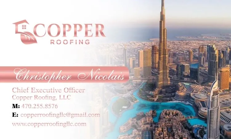 Slide of Copper Roofing