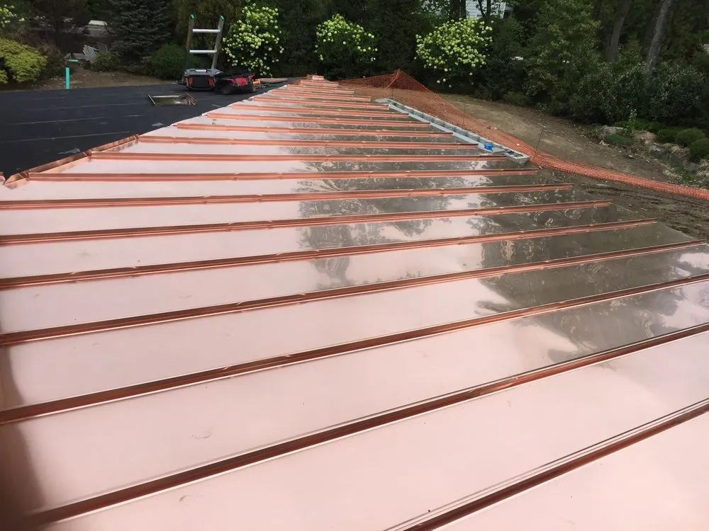 Slide of Copper Slate & Cedar Roofing