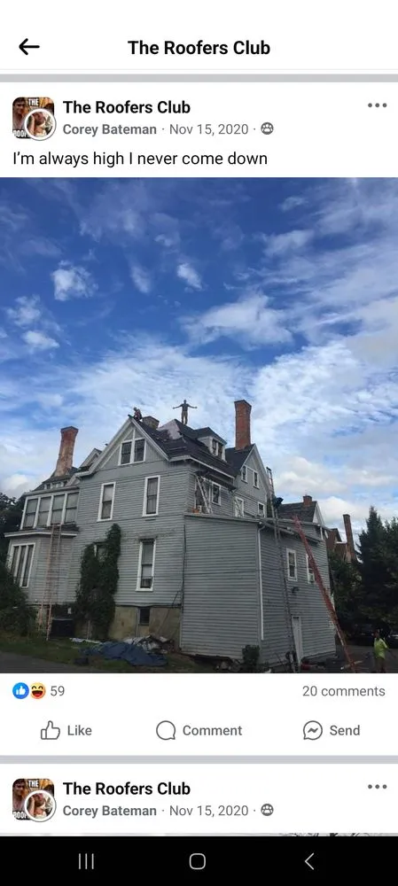 Slide of Corey's Quality Roofing