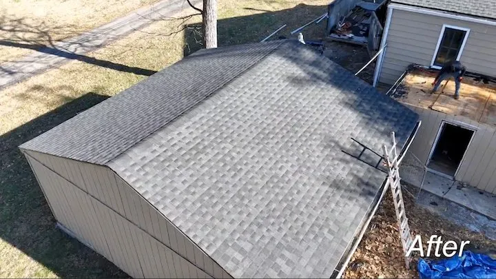 Slide of Corner House Roofing