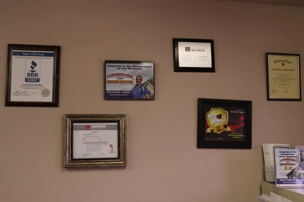 Slide of Cornerstone Roofing & Gutter